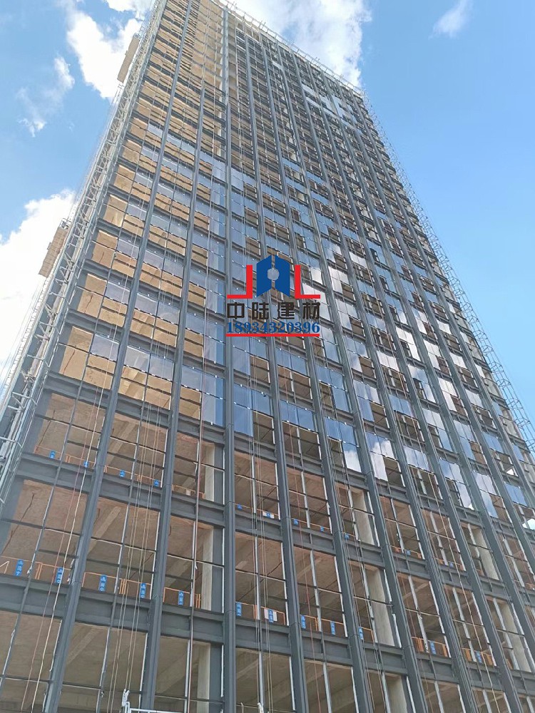 商业楼造型线条铝单板