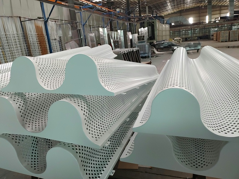 冲孔铝单板幕墙厂家 中陆建材